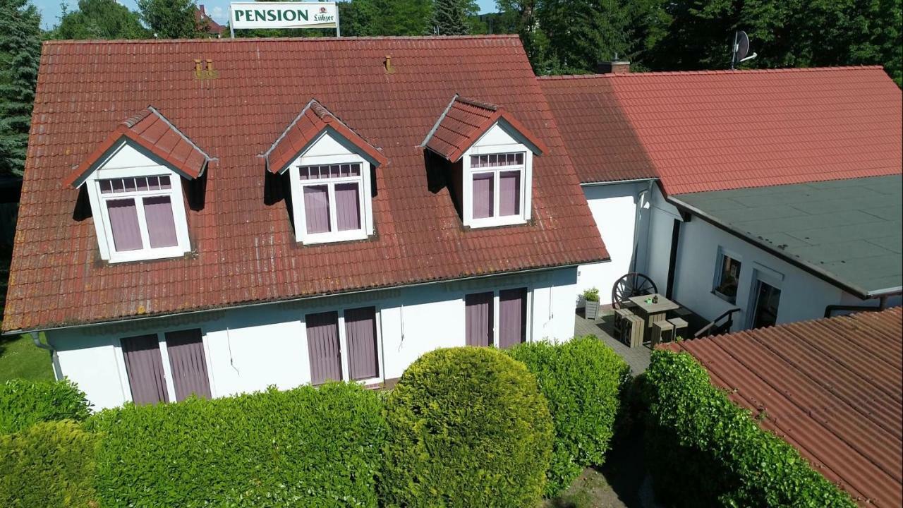 Pension Zum Lindeneck Lubz Bagian luar foto